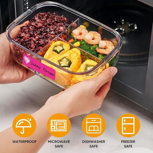 Waterproof Removable Labels Name Stickers - 360Pcs Handwrite Labels for Water Bottles,Kids School Supplies,Camp Gears Daycare and Storage Bins in Kuwait