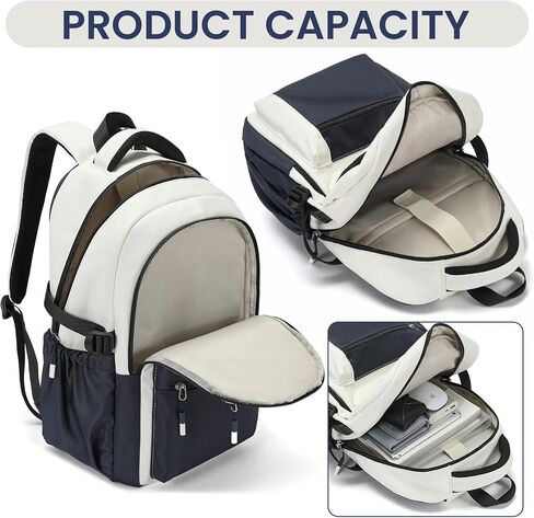 YALUNDISI Laptop Backpack 15.6 Inch Business and Travel Daypack with USB Port Water Resistant, Casual Work Bag in Saudi Arabia