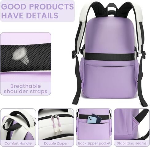 حقيبة ظهر YALUNDISI للكمبيوتر المحمول مقاس 15.6 بوصة للعمل والسفر مع منفذ USB مقاومة للماء، حقيبة عمل كاجوال in Kuwait