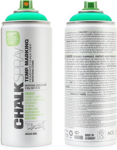 طلاء بخاخ ملون من مونتانا كانز، 400 مل، أبيض، 13.5 أونصة سائلة (عبوة من قطعة واحدة) in Kuwait