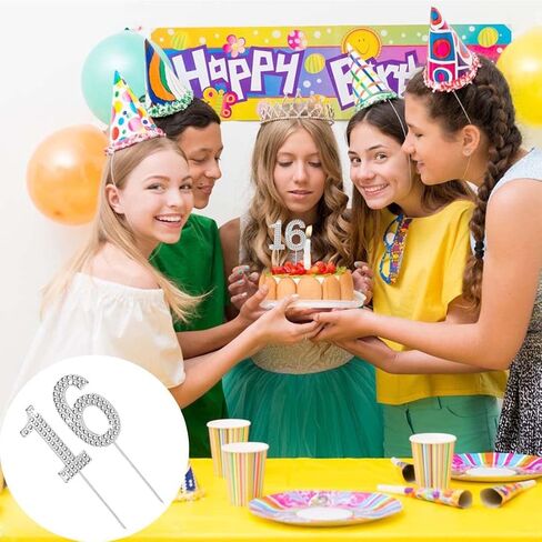 ELANE 10 PCS 0-9 Number Cake Topper,Crystal Rhinestones Cake Toppers for Wedding Anniversary Baby Shower Valentine's Day Reunion Theme Party. (0-9, Silver) in Saudi Arabia