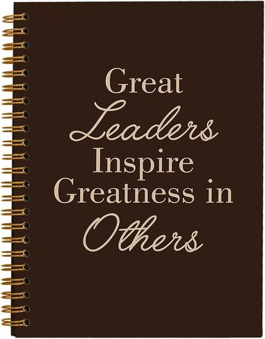 Leadership Gifts Notebook Journal, Office Meeting Notebook for Work, Thank You Appreciation Gift for Leader Manager Boss Mentor, Office Supplies Leader Gifts, Hardcover Spiral Notebook 5.5 x 8.3 in Saudi Arabia