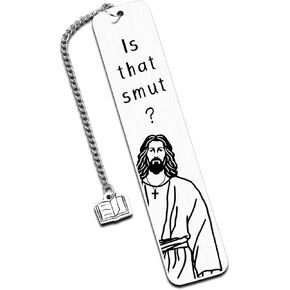 is That Smutt Jesus Bookmark, Bookmarks for Women Spicy, Smutty Bookmarks, Book Accessories, Funny Bookmarks for Women Men, Christmas Bookmarks for Book Lovers, Jesus Stocking Stuffers, Bookish Gifts