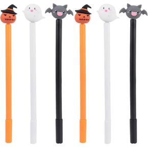 Toyvian 6pcs Halloween Gel Pen School Supplies Halloween Skulls Halloween Novelty Pen Halloween Pens and Pencils Halloween Ink Pen Gel Pens The Pumpkin Abs Miss Writing Pen