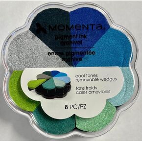 Momenta Removable Wedges Pigment Ink Pad - Cool Tones