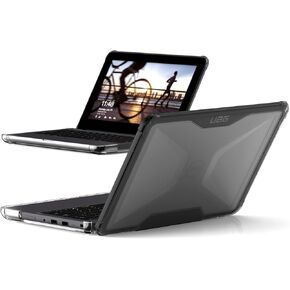 URBAN ARMOR GEAR UAG Designed for Dell Latitude 3120 Case, 11-inch (2-in-1) Laptop for Education - Shock Absorbing, Heavy Duty, Rugged Lightweight Drop Protective Cover, Armor Shell Transparent Ice