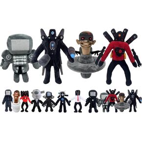 4PCS 4PCS SkiToi ToilteToy Plush,Speakerman Plush,Cameraman Plush 11.2in Stuffed Animal Plushie Doll Toys Gift for Kids Fans Collectors Aldults Gift in Saudi Arabia