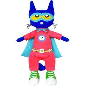 MerryMakers Pete The Cat Super Pete Doll, 18-Inch, from Kimberly and James Dean's bestselling Children's Book Series