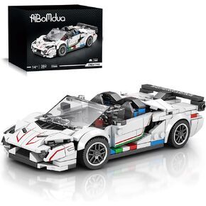 AIBOMUDA Race Sports Car Building Set,Challenging Techni MOC Sports Car Model for Boys,Adults(339pcs)