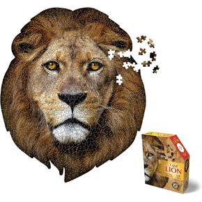 Madd Capp Puzzles - I AM Tiger - 550 Pieces - Animal Shapes Jigsaw Puzzle