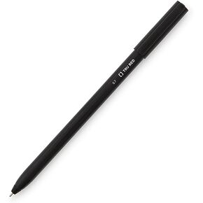 STAPLES TRU RED Ballpoint Pen Fine Point 0.7mm Black Dozen
