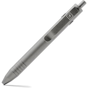 BIG IDEA DESIGN Mini Dual Side Click Pen (Titanium Raw)