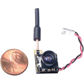 WT05 Micro AIO 600TVL Camera Only 3.4g 5.8GHz 25mW FPV Transmitter with Dipole Brass Antenna Combo for FPV Quadcopter Drone