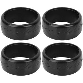 VGEBY1 4PCS RC Drift Hard Tires, 26mm RC Racing Speed Hard Drift Tires RC Drifting Car Part Accessory(03)