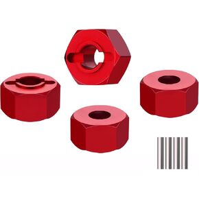 Alloy H16BM 12mm Wheel Hex Hub Adapter for MJX Hyper GO 16207 16208 16209 16210 for Hyper GO H16BM H16GT H16DR H16 1/16 Series RC Car Upgrades Part