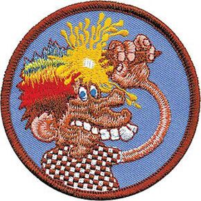 C&D Visionary Iron Patch (P-1803), Blue
