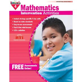 Newmark Learning Math Intervention Workbook Gr. 4