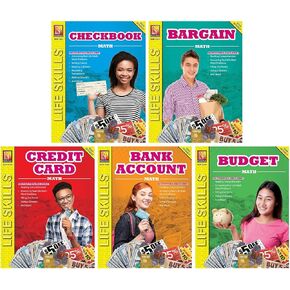 Remedia Publications Life Skills Math Series, Set of 5