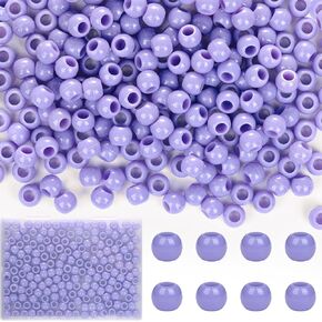 200 pcs 10×12mm Hair Beads, Clear Large Hole Beads for Hair, Jumbo Hair Beads, Hair Beads for Braids, Acrylic Beads for Craft, Large Pony Beads, Big Beads for Hair