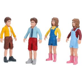 Kisangel 1 Set Character Model Standing People Figures People Scale Models Architectural People Figures People Figurines Scale People Hand Painted Figures Miniatures Pretend PVC Girl Child