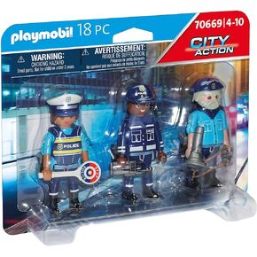 Playmobil Police Figure Set