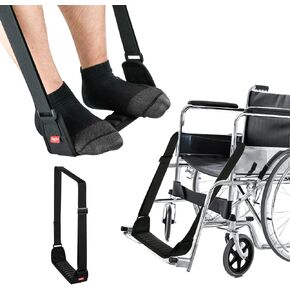 Wheelchair Footrest Hammock, Wheelchair Leg Rest, Adjustable Footrest Hanging Foot Sling, Adjustable Hanging Foot Sling for Footrest Replacement, Wheelchair Leg Accessories, Desk Rest Essentials