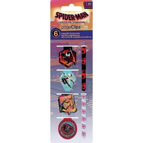 Marvel Spider-Man: Across The Spider-Verse Magnetic Page Clips (6-Pack) Stationery