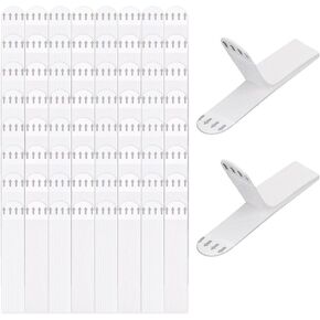 Large Picture Hanging Strips, 32 Pairs 64 Strips Picture Hanging Strips Heavy Duty Removable No Damage Picture Hangers Without Nails Adhesive Poster Mounting Strip for Frame Hanging