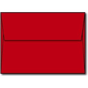 Red A7 Envelopes (5 1/4 x 7 1/4) - 50 Envelopes - Desktop Publishing Supplies™ Brand Envelopes