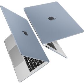 Mektron Ultrathin Case for 2022 MacBook Air 13 Inch A2337 Compatible with 2021-2018 Release M1 A2179 A1932, Frosted Clear Laptop Hard Shell Cover with Screen Protector+Keyboard, Matte Clear
