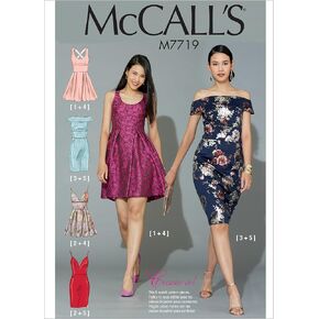 McCall's Patterns Misses' Dresses Sewing Pattern, A5 (6-8-10-12-14)