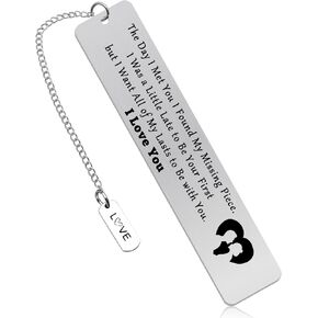 I Love You Gift for Him Her Anniversary Bookmark for Boyfriend Girlfriend His and Hers Gift Couple Gift for Anniversary Valentines Day Gift for Husband Wife Anniversary Couple Gift Book Lover Gift