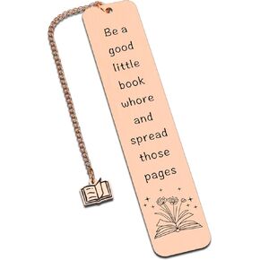 Smutty Book Lover Gifts for Women Book Accessories for Reading Lover Spread Those Pages Bookmarks for Teen Girls Bookish Items for Women Sister Daughter Book Club Gifts for Friends Female