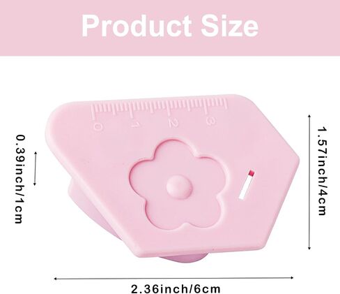 Magnetic Seam Guide for Sewing Machine - Upgraded Multifunctional Polygonal Hemmer Guide with Scale, Universal Sewing Accessories & Supplies for Magnet Making Machine-Pink 1 Pack in Saudi Arabia