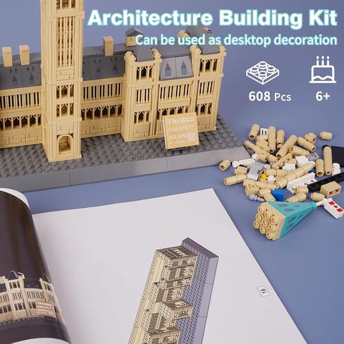 Oichy CN Tower Building Blocks Set, 400 PCS Famous Architecture Model Building Kits Collection Toy Building Sets for Adults and Kids in Saudi Arabia
