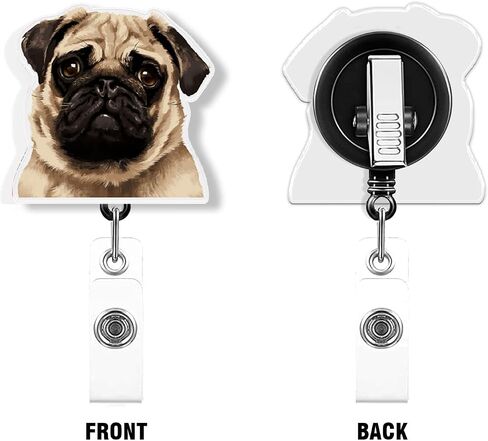 WIRESTER Badge Reel ID Holder with Alligator Clip for Office Worker, Medical Staffs, Nurse, Doctor, Teacher, Student in Kuwait