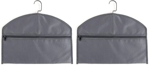 YELAIYEHAO 2 pcs Hanger Diversion Safe Hidden Pocket Safe, Fits Under Hanging Clothes with Pocket to Hide Valuables (middle, black) in Saudi Arabia