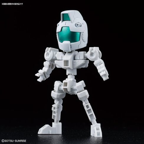 Bandai 225765 Cross Silhouette Frame Sdgcs Model Kit (White) from Mobile Suit Gundam in Saudi Arabia