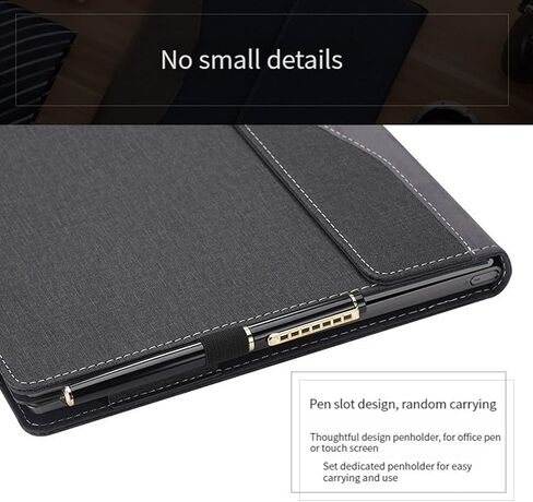 Laptop case for Dell inspiron 16 7630 7620 7610 Pro 5630 5625 5620 Computer Protective Cover 16-inch Business Leather case (Dark Blue) in Saudi Arabia