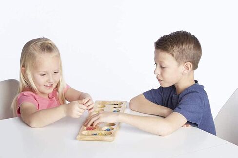 منقلة للأطفال - لعبة استراتيجية بسيطة تنال إعجاب الأطفال من بريسمان، متعددة الألوان، 5 بوصة in Kuwait