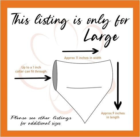 منديل سباركلي بامبل بي للكلاب فوق الياقة ينزلق على طوقها الحالي بمقاس كبير in Kuwait