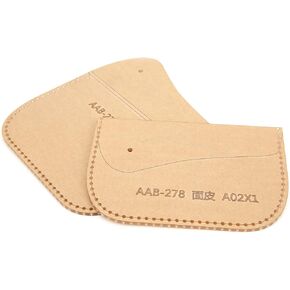 Leather Coin Purse Acrylic Template, Wallet Acrylic Template Hand‑Made Acrylic Template Acrylic Leather Pattern Card Bag with Kraft Paper for DIY Keychain Making