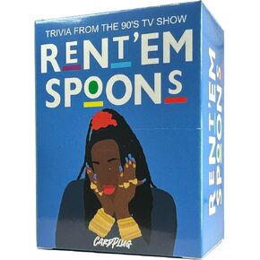 Rent'em Spoons : Martin Trivia Card Game for Die-Hard Fans - The Definitive TV Show Martin Trivia Game Expansion and Ultimate for Martin Lawrence Trivia Card Games for Adults and Families.