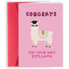 Firefighter Graduation Congratulations Card, You did it congratulations, Unique College Congrats Graduation Card for Fire Academy Classmate Student
