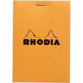 Rhodia Classic Orange Notepad 3.3 X 4.75 Grid (FBA_12200C)