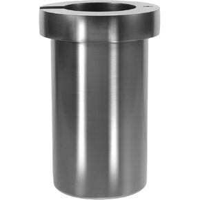 SEWACC High Purity Graphite Crucible, 1KG Graphite Pouring Foundry Crucible for Metal Melting Ingot Mold Gold Silver Brass Aluminum Furnace Casting Jewelry Tools