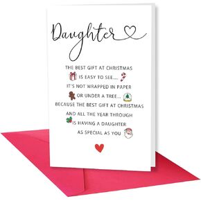 Perfect Son Christmas Card, Special Christmas Cards Gifts for Dad Mom from Son, Cute Christmas Card for Adult Son, Lovely Son Christmas Gifts Ideas for Children from Family
