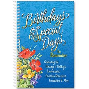 Birthdays and Special Days to Remember Date Book Large Print