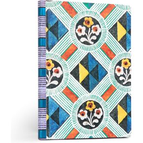eeBoo Piece & Love: Saxton's Pattern Gilded Journal - Hardcover Adult Diary Book, Journaling & Sketching, 112 Dotted & Lined Pgs, 81lb Acid-Free Paper in Saudi Arabia