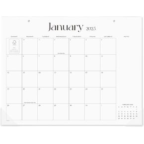 Cabbrix Simplified Desk Calendar 2025-2026, Aesthetic Desk Pad Calendar 15 x 12 Inch Runs From January 2025 to June 2026, Desk Blotter Calendar for Home Office and School